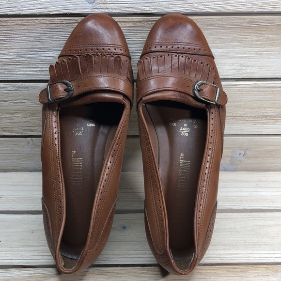 The Leather Collection Loafers - Size 6 1/2 - Picture 8 of 9